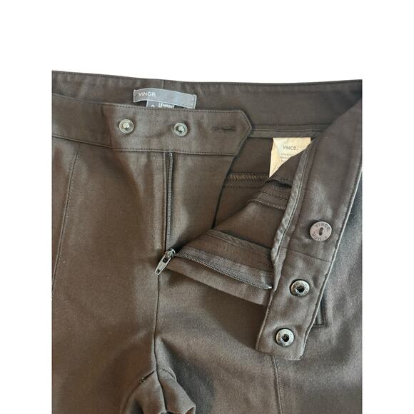 VINCE RIDER LEGGINGS BROWN SIZE 2 - Picture 4 of 12